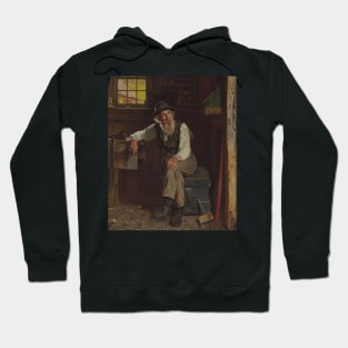 Living in the Past by John George Brown Hoodie